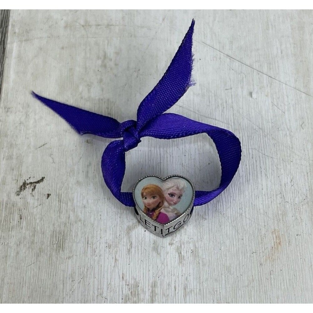 Hallmark Connections Heart Bead Charm Disney Frozen Stainless Steel NWOT